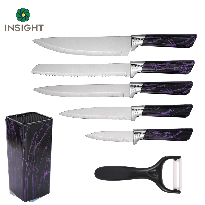 Set di coltelli da cucina da 7 pezzi