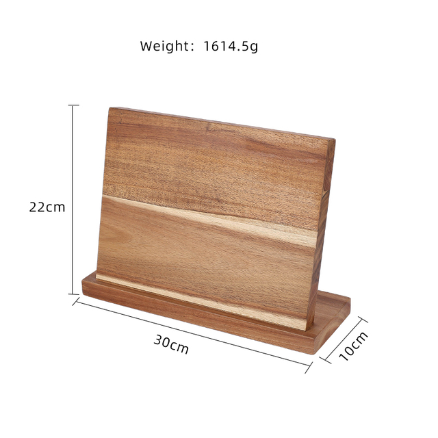 Klappbarer magnetischer Messerhalter aus Holz