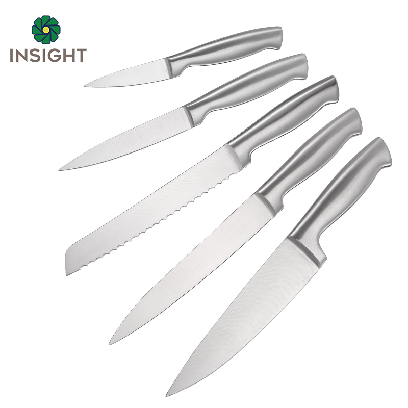 Messerset mit Hohlgriff, 5 St&uuml;ck