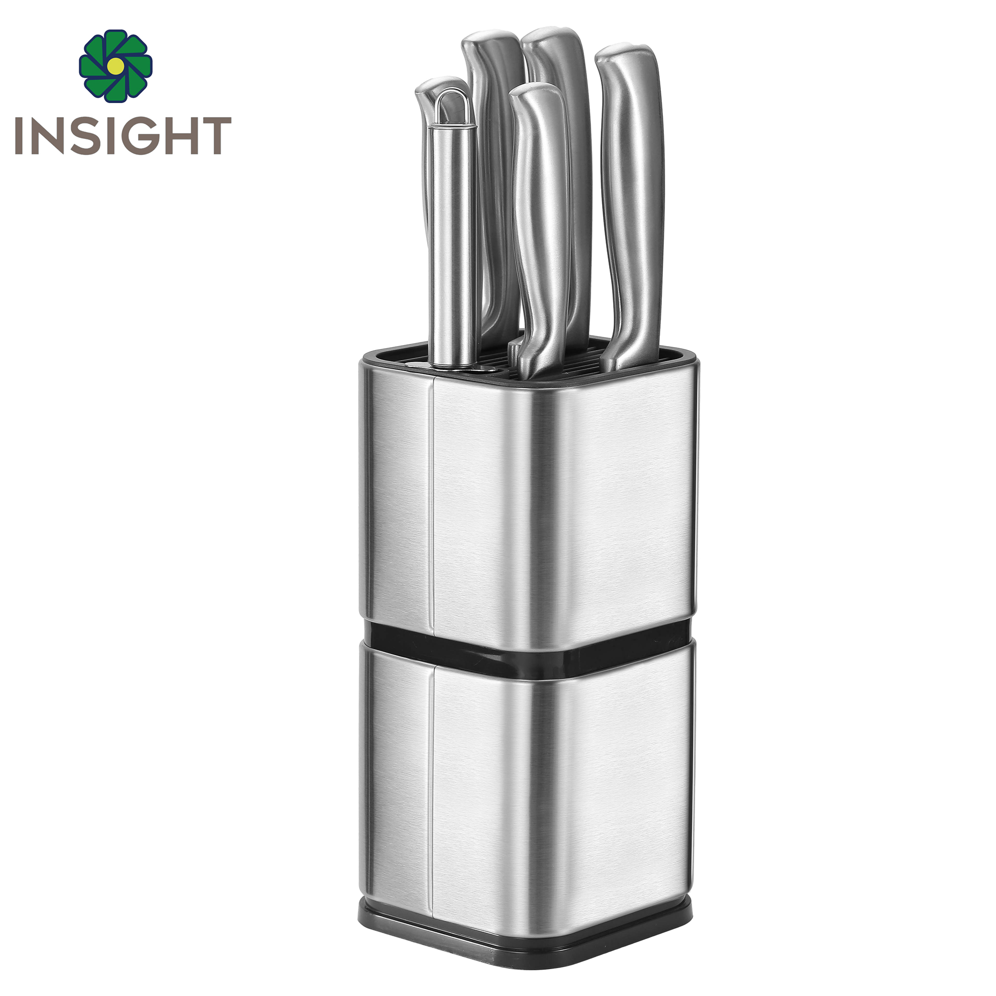 7-Pice Silver Coquina Cultrum Set pro Home