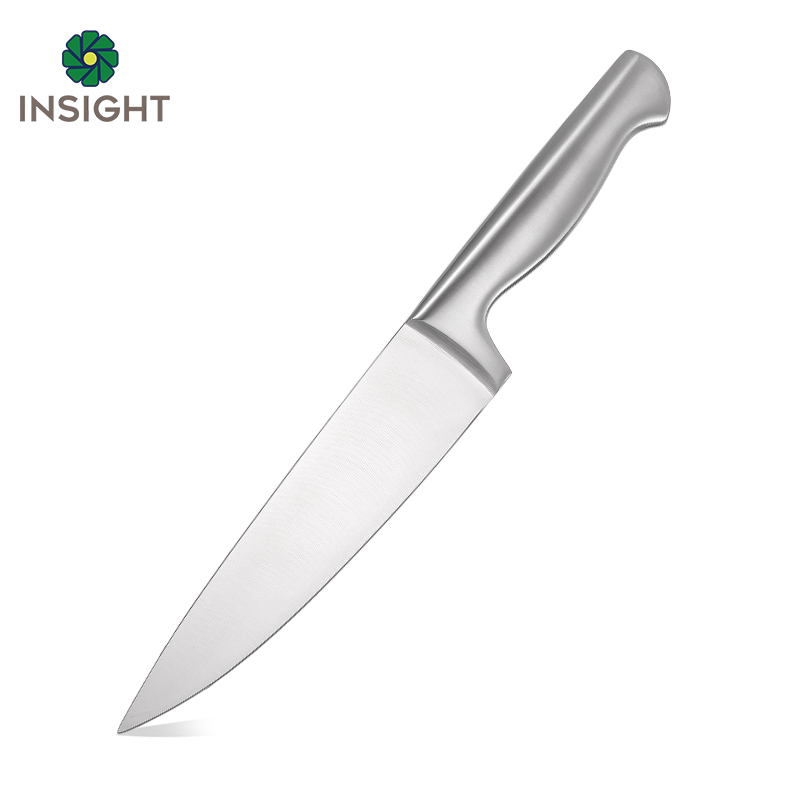 Conception de couteau de chef &agrave; poign&eacute;e ergonomique