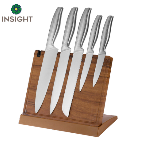 Ensemble de blocs de couteaux de chef de cuisine