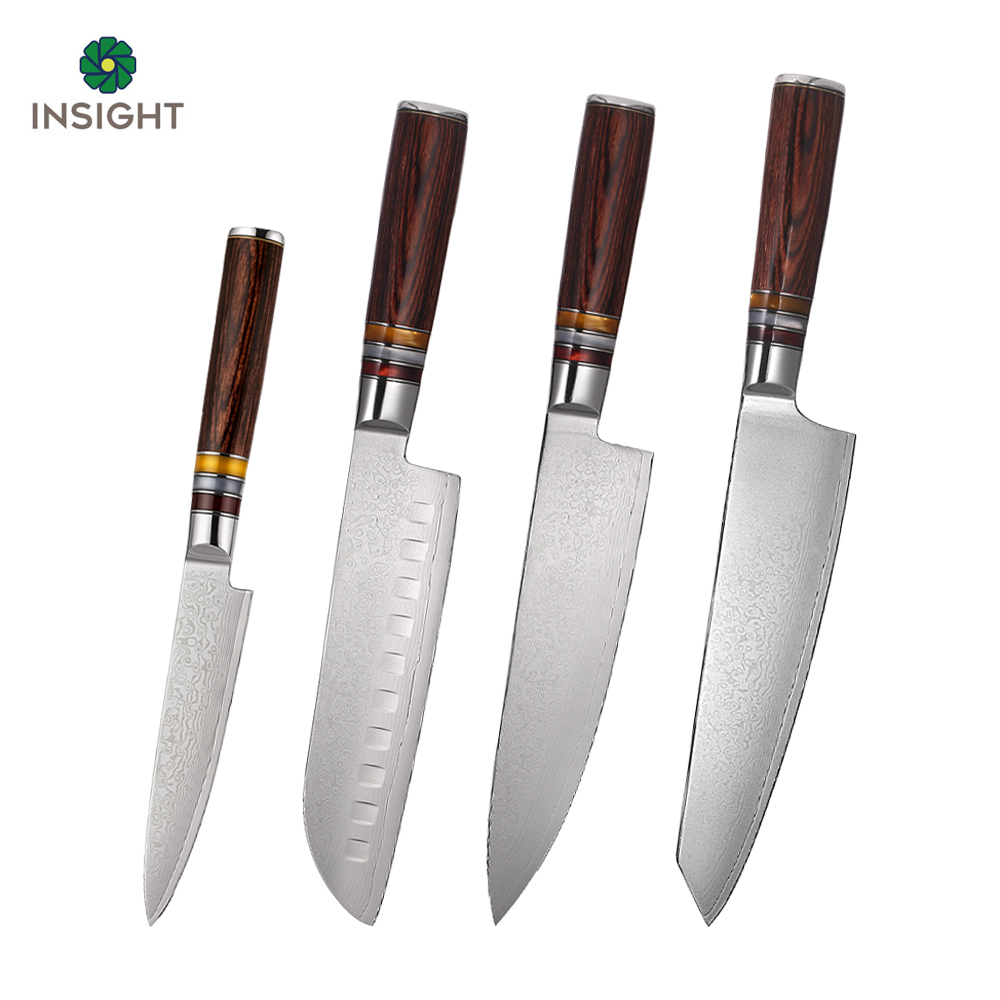 Couteau de cuisine avec manche en bois Pakka